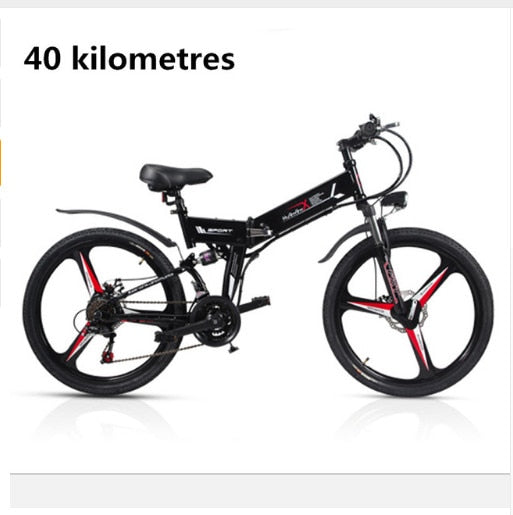 New Electric Bike 21 Speed 10AH 48V 350W 40KM Built-in Lithium battery E bike electric 26" Off road Electric bicycle