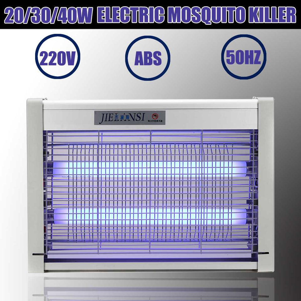 40/30/20W 220V Mosquito Killer Lamp Outdoor Indoor LED Electric Shock Anti Killer Pest Fly Bug Zapper Catcher Insect Traps Lamp