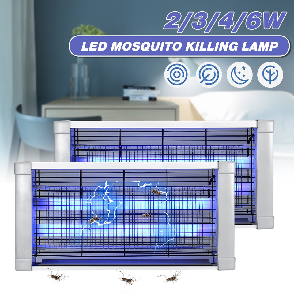 LED Socket Electric Mosquito Killer Lamps Anti Mosquito Fly Killer Zapper Bug Insect Physical Trap Night Light US AU Plug Home