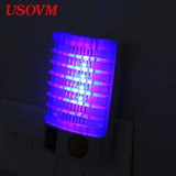 220V 110V Socket Electric Mini Mosquito Killer Lamp LED Insect Repeller Killing Fly Bug Buster Insect Night Lamps Antimosquito